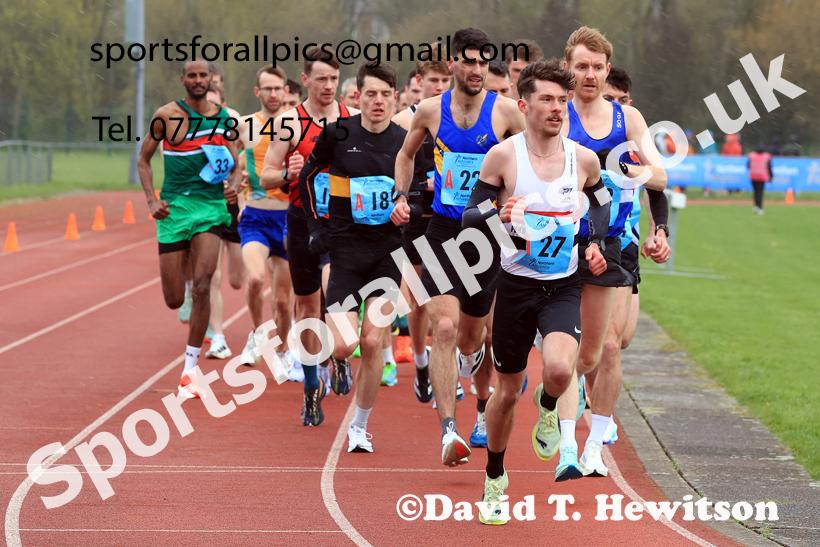 Senior Mens 12 Stage Road Relay, 2026 Northern Mens 12 and Womens 6 Stage Road Relays and Young Athletes 5k, Sheepmount Stadium, Carlisle. Photo: David T. Hewitson/Sports for All Pics